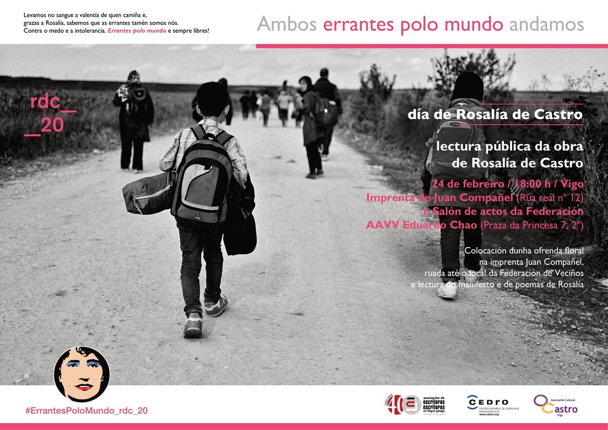 ACOCastrodeVig1's tweet photo. Un Ano máis Rosalía! https://t.co/MSyw70c88g