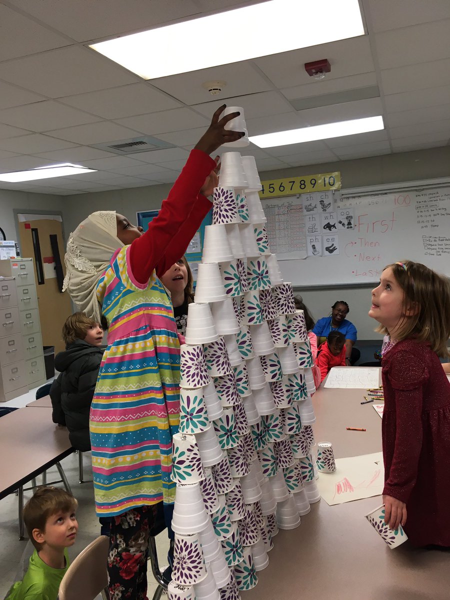 Our classroom always loves a reason to celebrate! 100 Days of School means towers of 100 cubes or decodable word cups, plus a 100 sight word challenge! <a href="/ConnMagnet/">Conn Magnet Elementary</a>