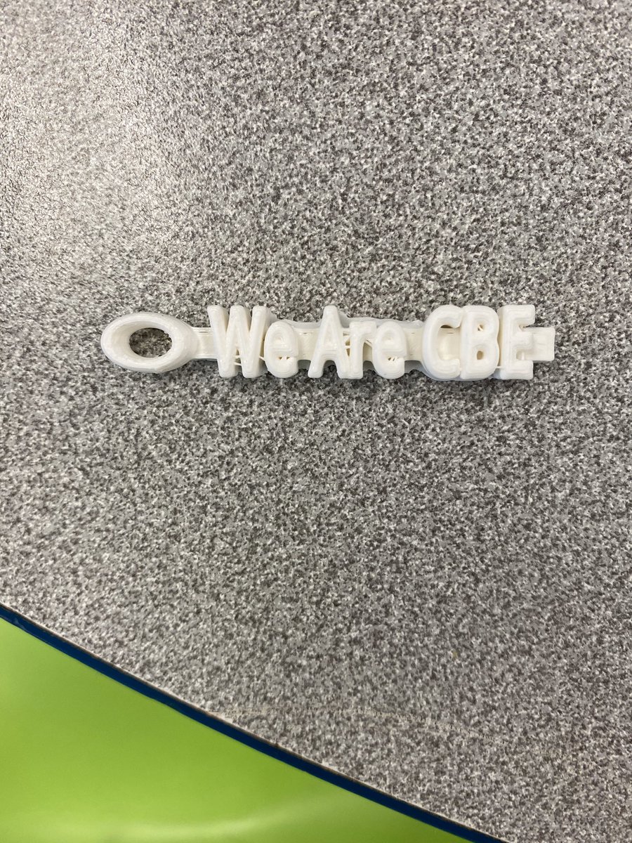 ClaraBartonElem's tweet image. Look at what came out of the 3D printer today! 👀🦅 #CoolKeychain #WeAreClaraBarton @MrsBiebsSSI @CBE_MrsTaylor