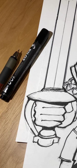 母親が描いてるFFのキャラの絵、この部分だけで当てられたら割と凄いと思うので皆様是非予想してみてください。 