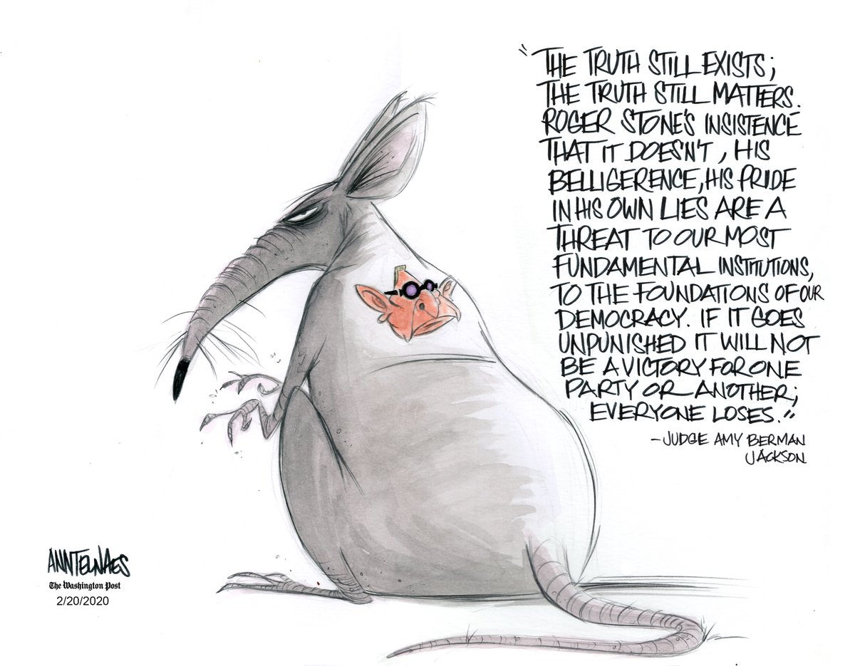 AnnTelnaes's tweet photo. Trumpโs political advisor and self-described โagent provacateurโ is sentenced to 3 years and 4 months for obstruction, witness tampering, and lying to Congress
#RogerStone
https://t.co/Z54sSK8oiP https://t.co/1mxAeBpJ3w