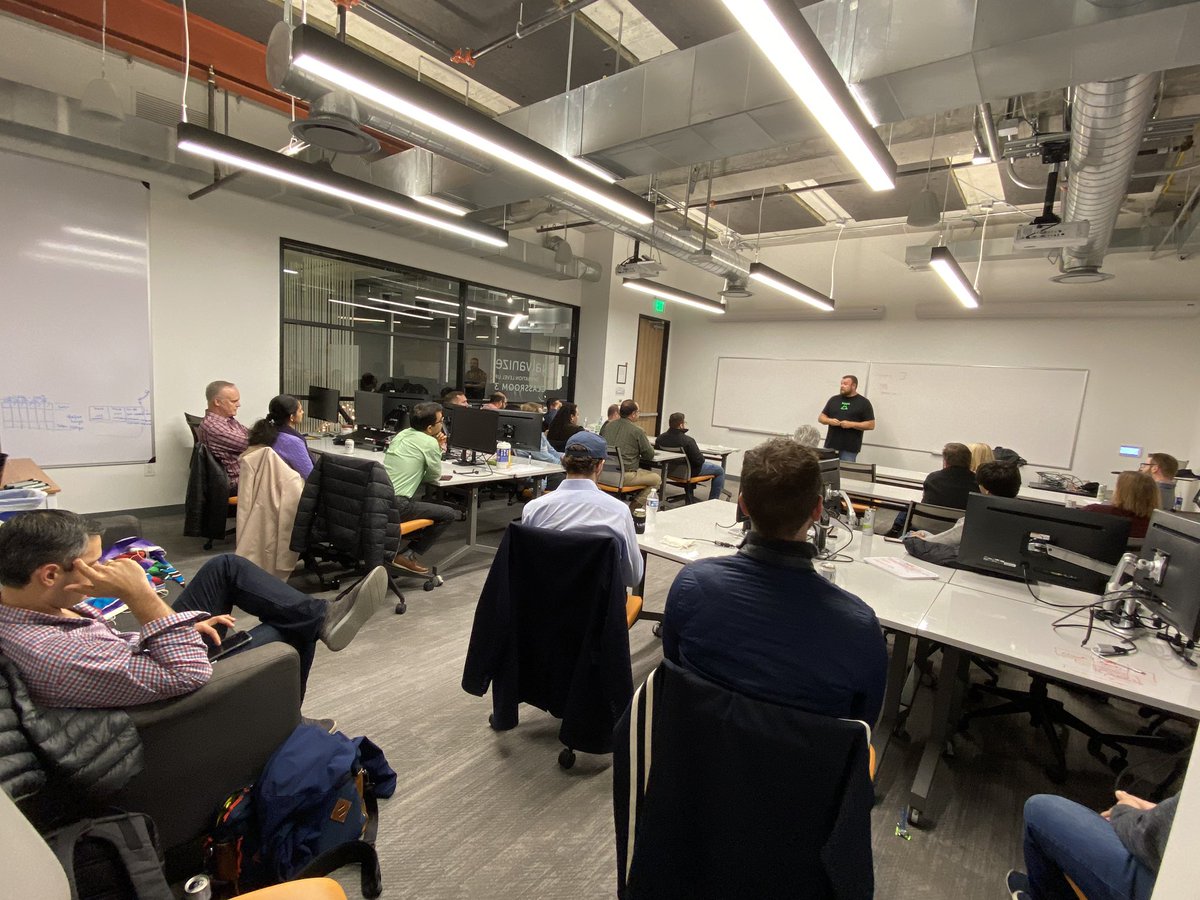 fernandezcw's tweet image. Full house for @InsureTechATX @galvanize to hear Darin McCarthy from @hippo_insurance