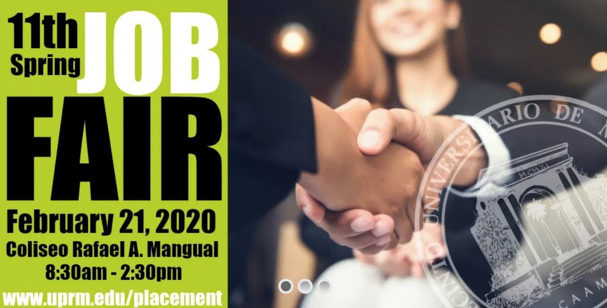 uprm's tweet image. Colegiales,  ¿listos para la Feria de Empleos?