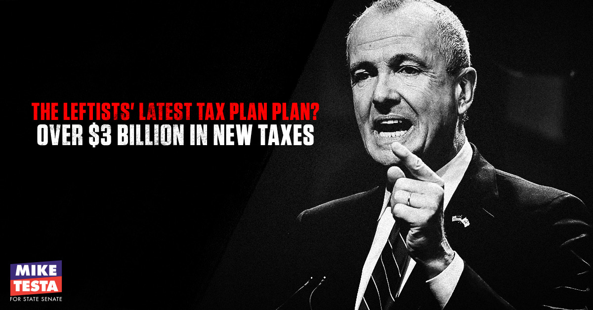 TestaForNJ's tweet image. Have you heard the Leftists’ latest tax plan? They are pushing for OVER $3 BILLION IN NEW TAXES. Seriously?! MORE taxes is the LAST thing NJ needs. LIKE and RT to join the fight against the liberals’ tax and spend agenda! #TeamTesta #LD1 #WhatAreWeDoing

nj.com/politics/2020/…