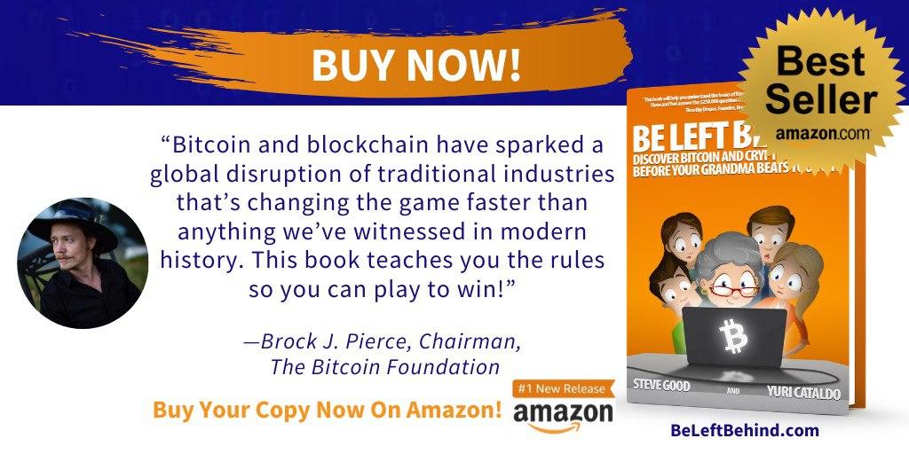 YCataldo's tweet image. A huge thank you to @brockpierce for your inputs and amazing quote,  You’re encouragement and investment into #bitcoin and blockchain is so valuable to this space. Thank you!

amzn.to/37Kqaxx

Check out our best selling book on amazon via beleftbehind.com #bitcoin