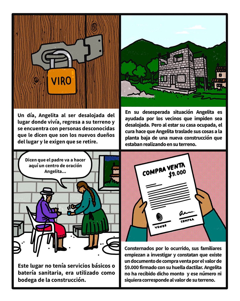 AbusosEc's tweet photo. En 2013 Angelita fue despojada de su terreno y casa por abuso de fe de un sacerdote salesiano en Cuenca, vive 7 años en un refugio sin servicios básicos. Mañana 15h30 se conocerá la sentencia en la Función Judicial de Cuenca #JusticiaParaAngelita #AbusosDeFe @machadopepita https://t.co/wIGI49v3e9