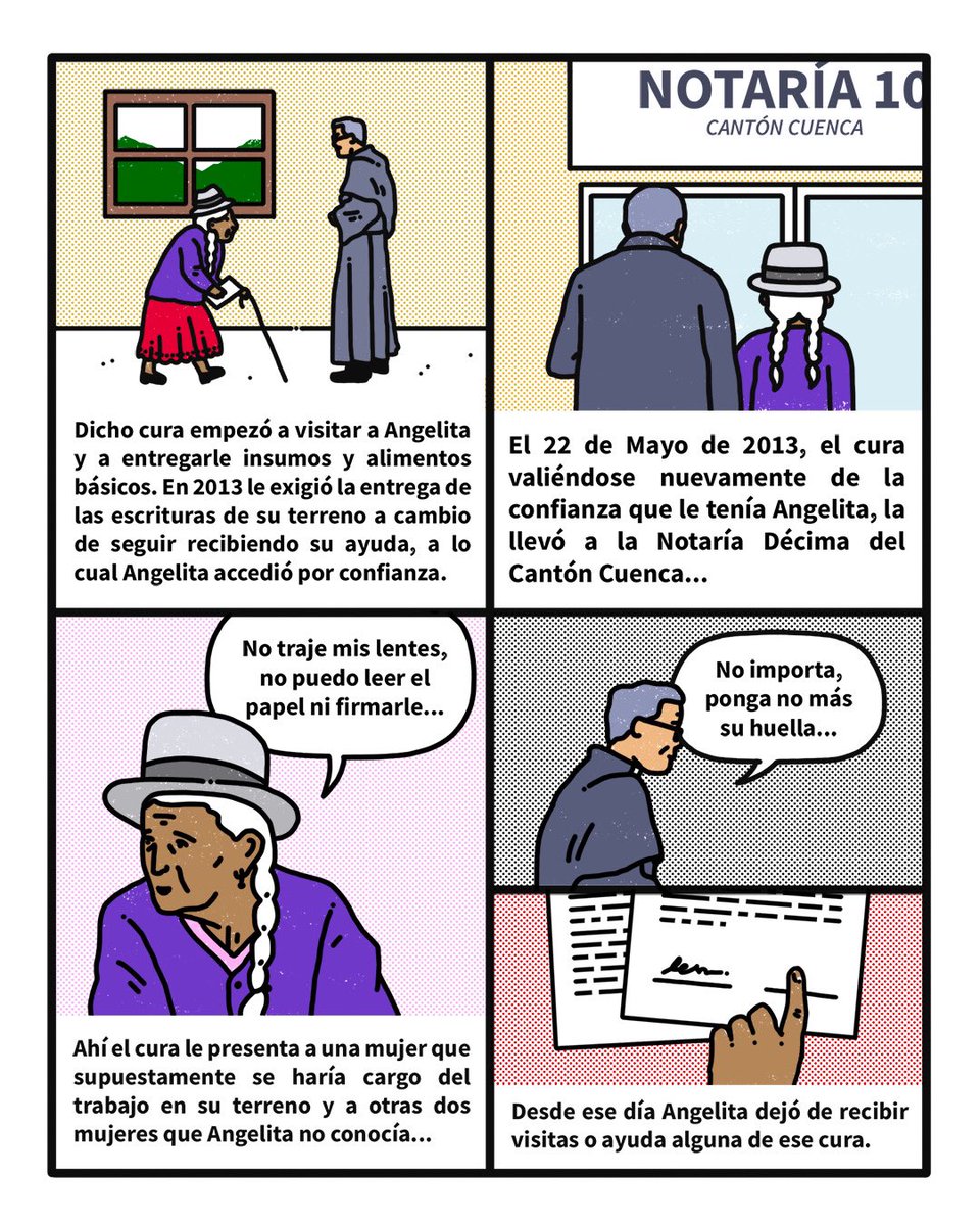 AbusosEc's tweet photo. En 2013 Angelita fue despojada de su terreno y casa por abuso de fe de un sacerdote salesiano en Cuenca, vive 7 años en un refugio sin servicios básicos. Mañana 15h30 se conocerá la sentencia en la Función Judicial de Cuenca #JusticiaParaAngelita #AbusosDeFe @machadopepita https://t.co/wIGI49v3e9