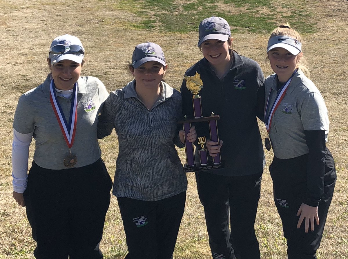 Timber Creek Girls Golf Team took 1st place in the Bronco Challenge at Canyon West Golf Club.  Samantha Gibbs placed 3rd &amp; Kristen Wallace placed 4th overall as medalists.  Congratulations on a great tournament.  Go Falcons! <a href="/KISDAthletics/">Keller ISD Athletics</a> @TCHSTalon <a href="/TCHS_Booster/">TCHS ABC</a>