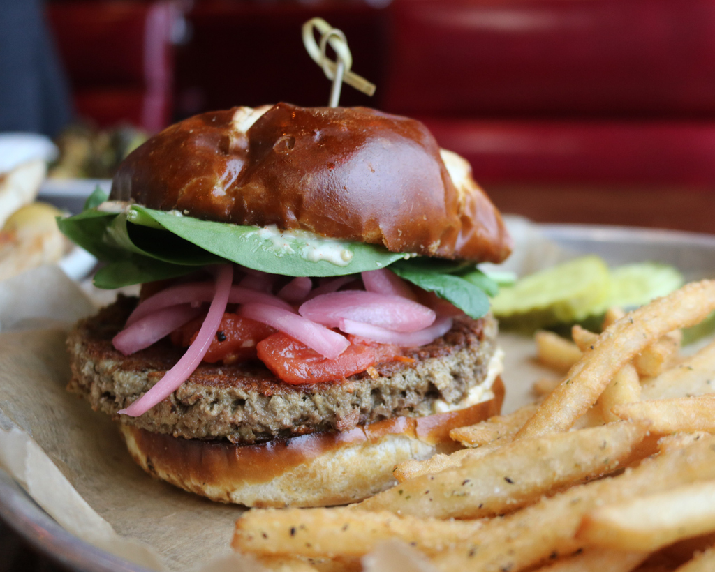 are lazy dog veggie burgers vegan