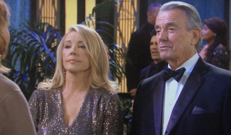 Collazo474's tweet photo. Great scene between Nikki, Victor and Phyllis @MelodyThomasSco @EBraeden @TheRealStafford #YR https://t.co/WsMdKGoAHQ