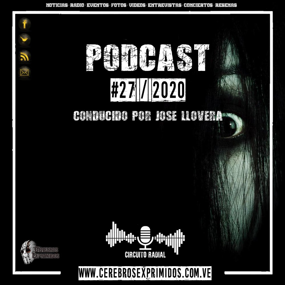 C_Exprimidos's tweet photo. CEREBROS EXPRIMIDOS RADIO
Para este episodio #28 contaremos con las bandas: #Morbus, #GuerraSanta #Maskhera, #Landsemk #Wrathful #Lepster #Funebria y los chilenos #Disaster.
Escúchanos Por Web ➡ https://t.co/FGPKkGhUxX 
Escúchanos Por Mix Cloud ➡ https://t.co/YpjwUyMpPx https://t.co/pI4kqR6Mwg