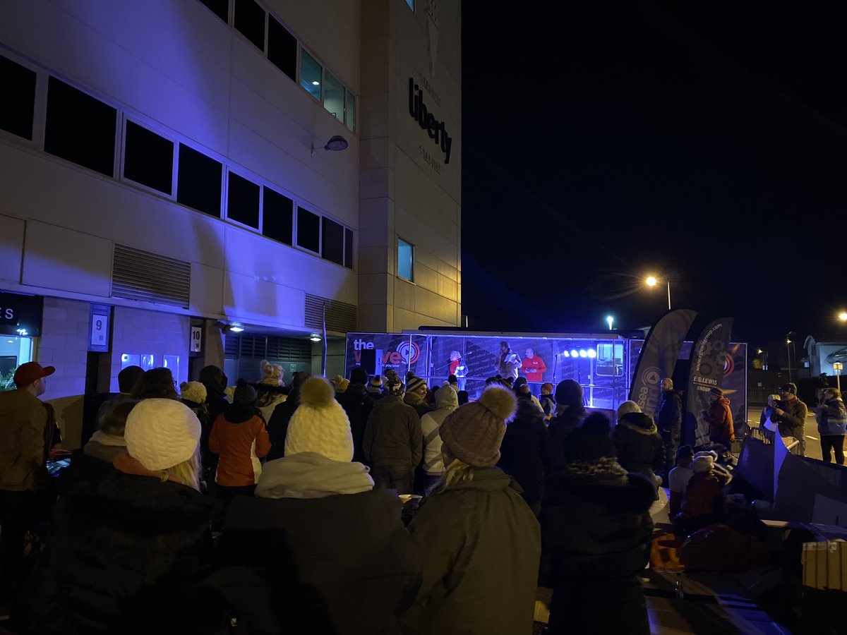 Are you sleeping out?

A team of our people including members of the public are spending this evening sleeping outside the Liberty Stadium to raise money for five charities and awareness of the issue of homelessness.

🤝 <a href="/964thewave/">964thewave</a> @swanseasound <a href="/TataSteelUK/">Tata Steel UK</a> <a href="/SwansOfficial/">Swansea City AFC</a>