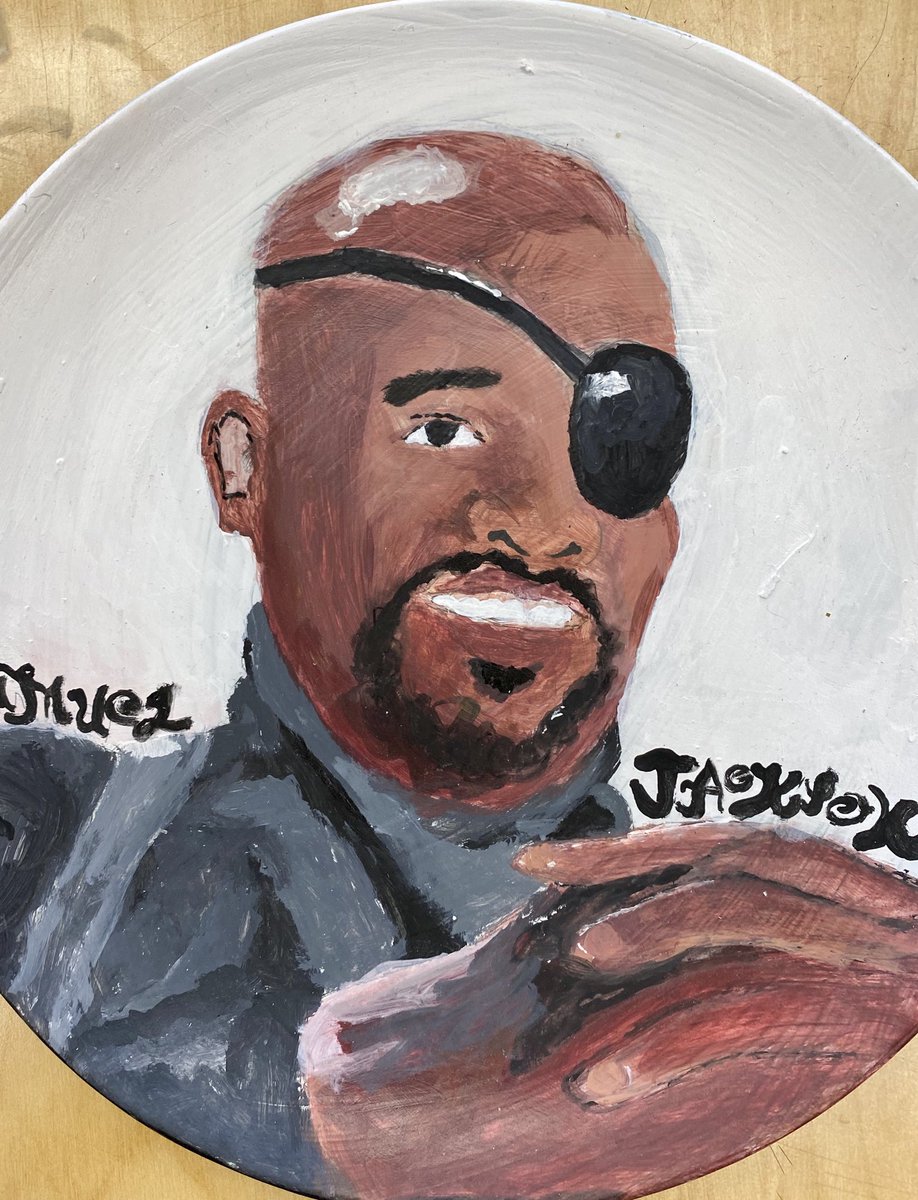 crazy4art's tweet photo. Black History Commemorative Plates by Armijo Art students! Celebrating and Honoring #armijohigh #armijohighart #armijoart2 #blackhistorymonth #fairfieldca #solanocounty #acrylicportraits #Armijo garden club https://t.co/22q0Hpxo0g