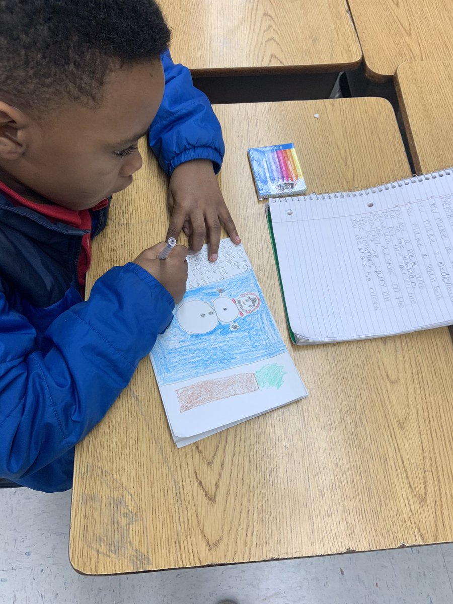 MsWinstead's tweet photo. Second grade really wanted to bring on the snow. First snow songs, writing the sequence of how to build a snowman, next we created comic strips on how to build them and then made snowmen out of clay. #PracticingSequencing @EMRollinsElem https://t.co/mZPCuydO0i