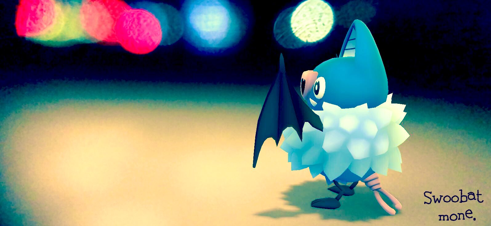Mone レトロな雰囲気のココロモリ Pokemongo ポケモンgo Pokemongobuddy ココロモリ Swoobat T Co Cgz4upphon Twitter
