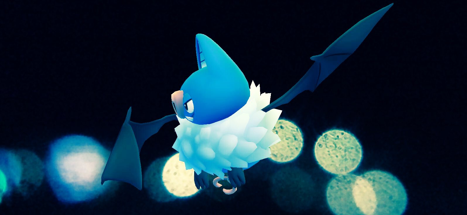 Mone レトロな雰囲気のココロモリ Pokemongo ポケモンgo Pokemongobuddy ココロモリ Swoobat T Co Cgz4upphon Twitter