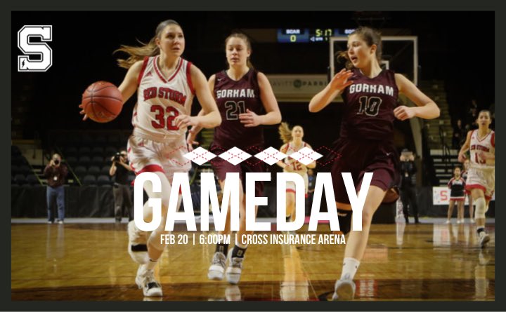 🚨GAMEDAY🚨

Girls Basketball in action tonight for the South semi-finals versus Sanford. #GOSTORM #STORMBASKETBALL

🕕6:00PM
📍Cross Insurance Arena, Portland, ME
🎟gofan.co/app/school/MPA