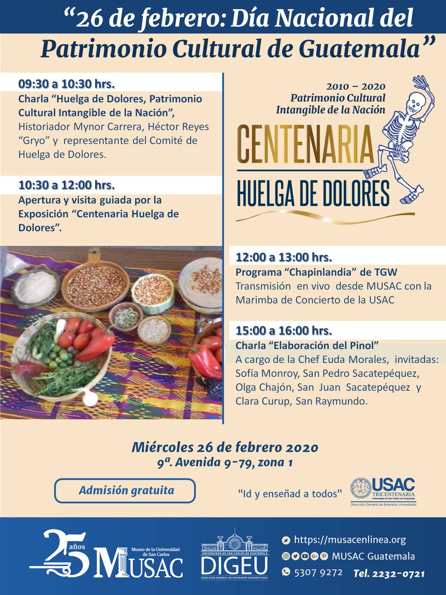 ... Lo que no se conoce, no se valora y no se ama...
Amigos los invitamos este 26 de febrero para que juntos exaltemos nuestro patrimonio! Agradecemos su apoyo compartiendo en sus redes y con sus contactos!