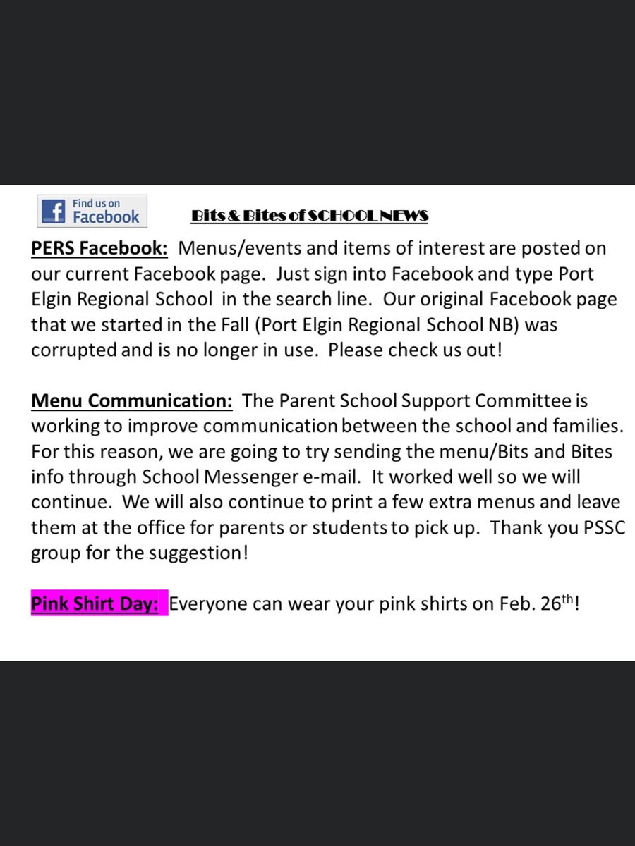 Port Elgin Regional School NB (@port_nb) on Twitter photo 
