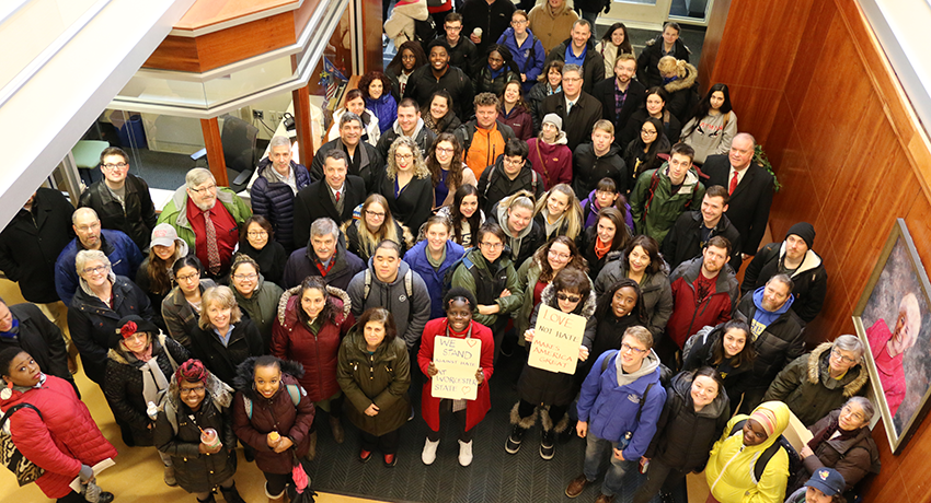 "For Worcester State to be truly committed to diversity, equity, inclusion, we must constantly and consistently create a welcoming climate for students, staff, faculty, administration, and campus visitors. Our work as a collective is never done."

ow.ly/1f5p50yrR1Y