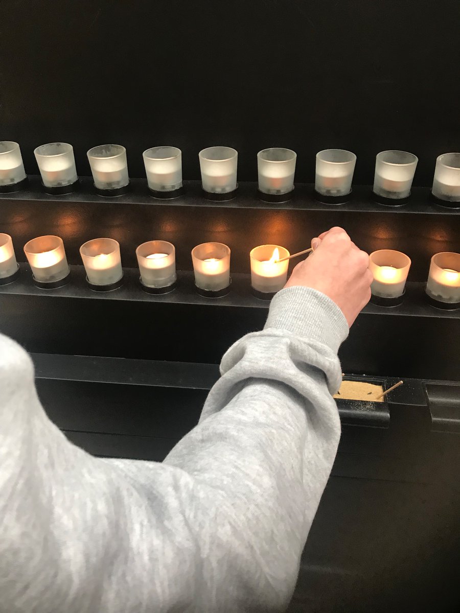 miss_thepoint's tweet photo. The students lit candles as we departed the museum.
@BridgeAcademyT1 
@MoulshamHigh https://t.co/rzoQmFDcwl