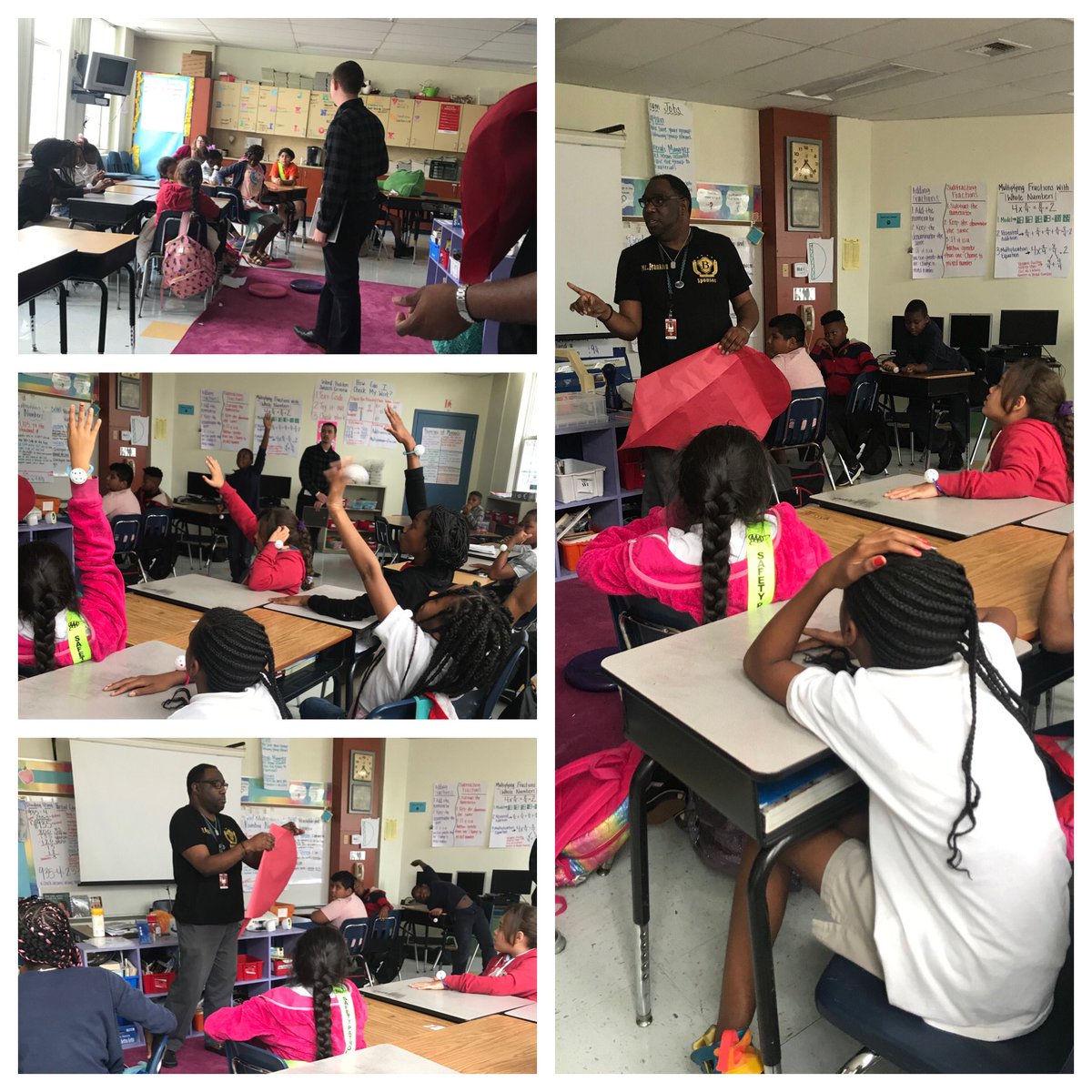 Thank you SO much @MrFranklin400 and Mr. Willis for teaching a wonderful guidance lesson to our scholars!! It was very meaningful and helpful to each and every one. And I do believe all of their jaws dropped when they figured out who RJ was 😱#wordscanhurt #wrinkledheart ❤️