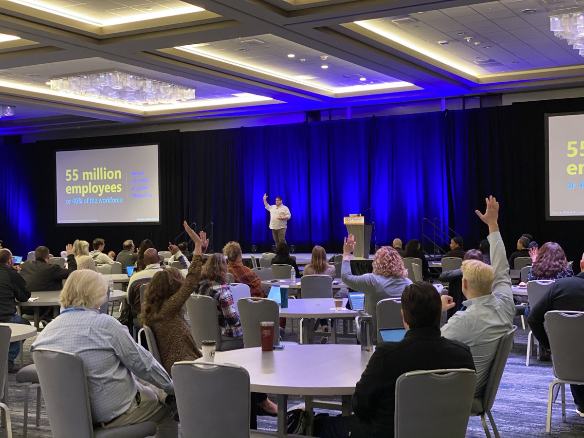 thatmattwade's tweet image. Thanks everyone for coming out to my keynote session today about #knowledgemanagement + #Microsoft365. Now&apos;s the time to take a look at your cloud strategy to see how you can prioritize KM. Get the slides 👉 jum.to/MattPresents @SPTechCon #sptechcon