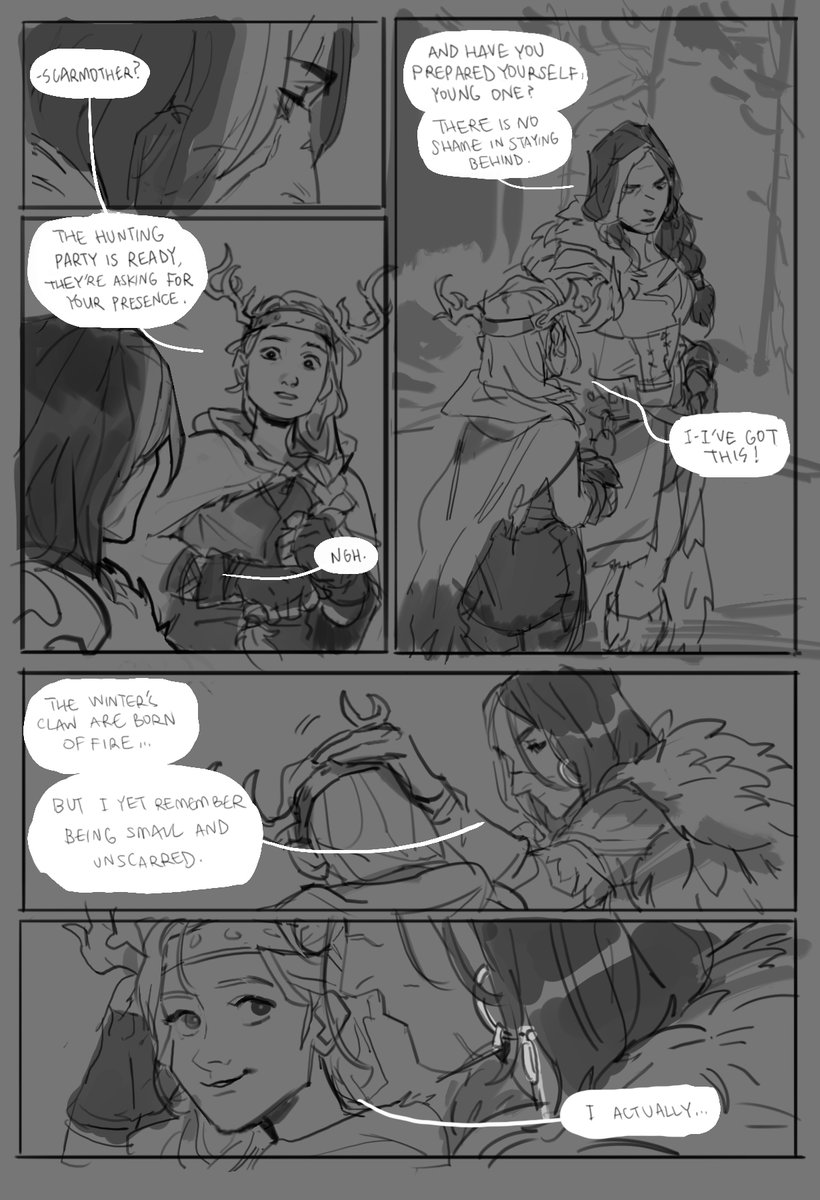 a small piece on Vrynna... her voiceline interactions w/ the little reaver stuck with me 