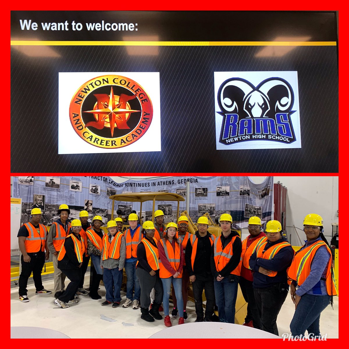 lpdean's tweet photo. Newton College and Career Academy and Newton High School CTI toured Caterpillar Athens today. We learned about great employment opportunities! #gahsht #gacti #myncca #ncssbethebest https://t.co/aI9saaHVWY
