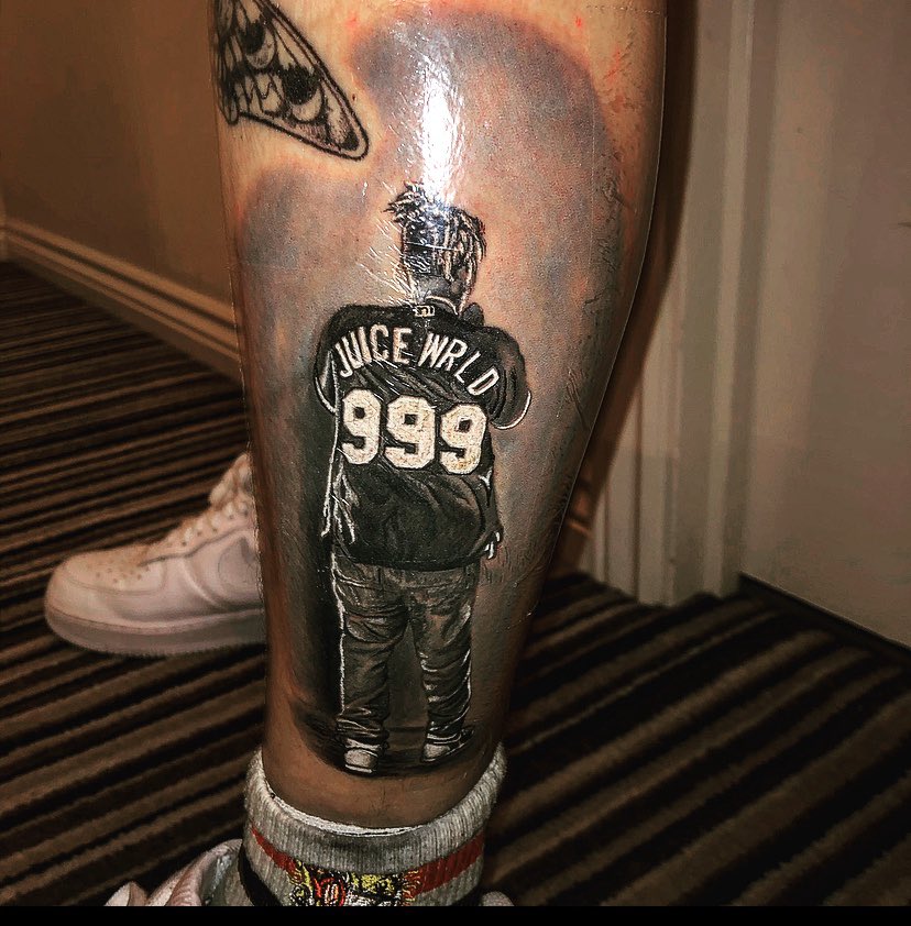 Rapper Juice Wrld portrait  Tim Langer Tattoo Artist  Facebook