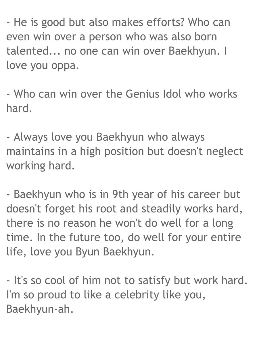 [Youtube] The reasons behind #BAEKHYUN’s longevity

🐶More than 500k copies of first solo album have been sold.

🐶Best Male Artist at MAMA 2019.

🐶Bonsang (Best Album) at Golden Disk 2020.

<a href="/B_hundred_Hyun/">Baekhyun_EXO</a> 👏🏼👏🏼👍🏼👍🏼

Link: knetsonbaekhyun.blogspot.com/2020/02/youtub…