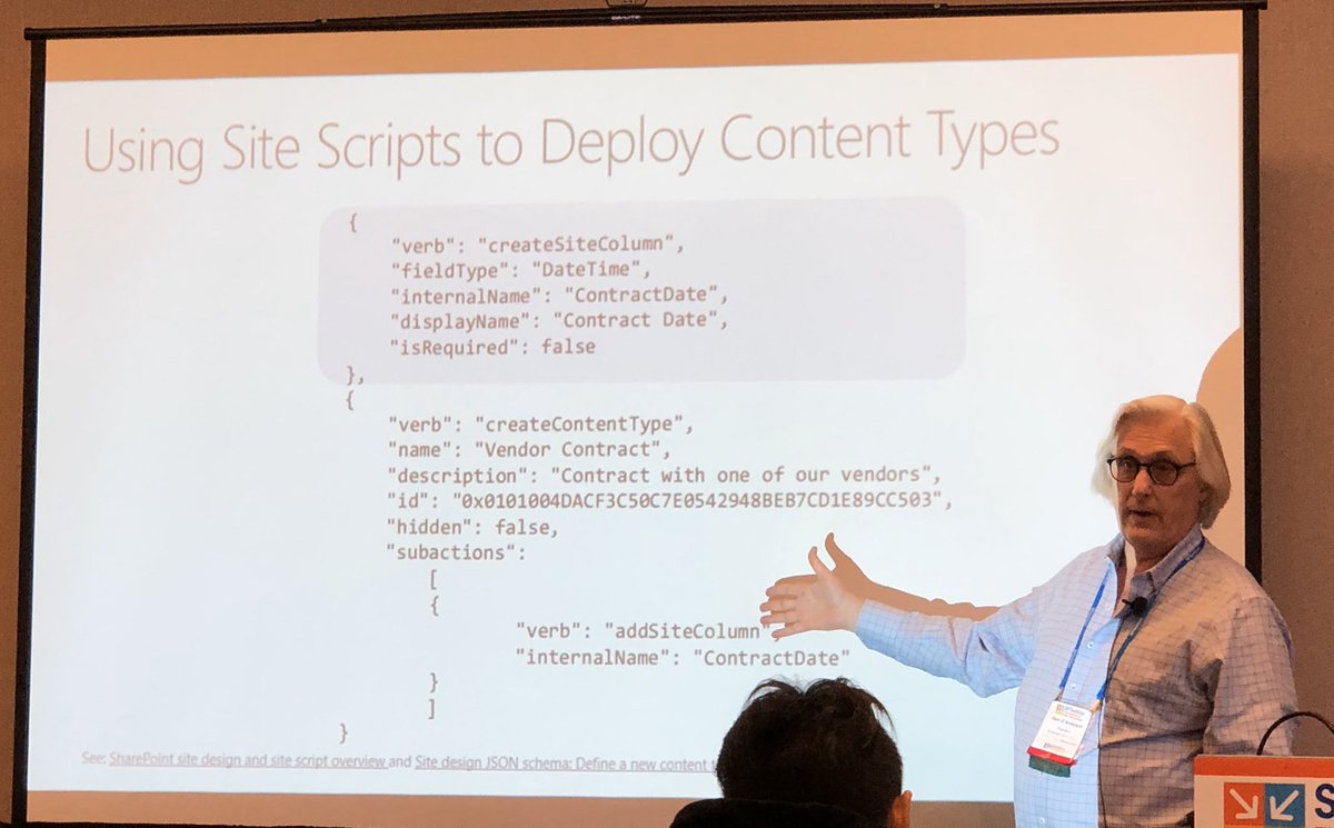 pkbullock's tweet image. Was looking for this - there is always more to learn from @sympmarc and I am especially loving #SharePoint Site Scripts. Did you know there is a github repo of examples? 🤯 github.com/sharepoint/sp-… #SPTechCon  (via @EEMancini)