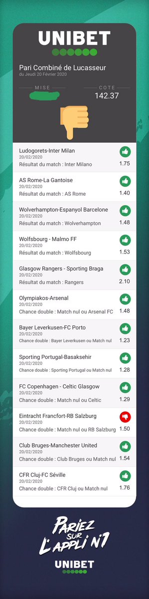 AubreeLucas's tweet photo. @UnibetFrance c’est chaud un peu la https://t.co/5bKafRDwY9
