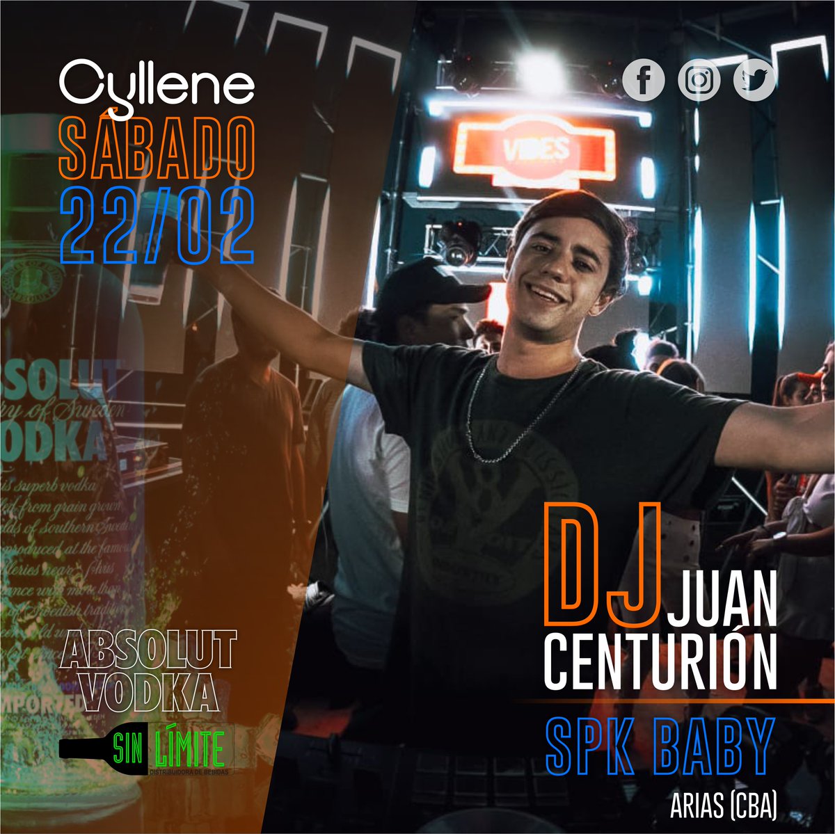 CylleneDisco's tweet photo. Último sábado de #carnaval 🎭
.
La terminamos como siempre... en CYLLEEENE 👑
.
@djjuancenturion 🎧
.
@cesarecheverria35 🎤
.
@distribuidora_sin.limite 
.
#cyllene #disco #discoteca #cyllenedisco #cyllenediscotheque #boliche #noche #night #bebidas #tragos #verano #summer #arias https://t.co/KKtBZvOit3