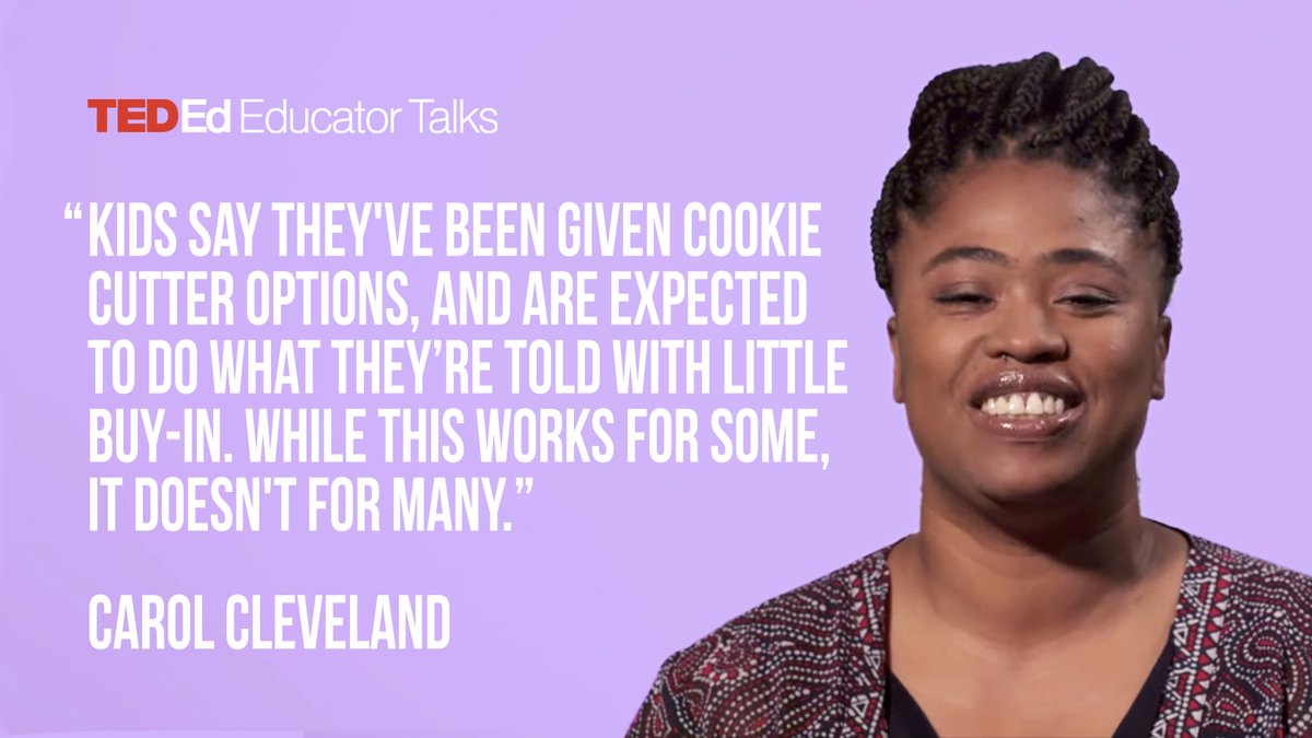 TED_ED's tweet photo. How do we best serve students who have dropped out of high school and help them get back on track to graduation?

Carol Cleveland is the principal of WA's largest dropout re-engagement program, and she has 3 tips for how to do just that.

https://t.co/scwiIa56vo #EducatorTalks https://t.co/pAUE8xGnkv