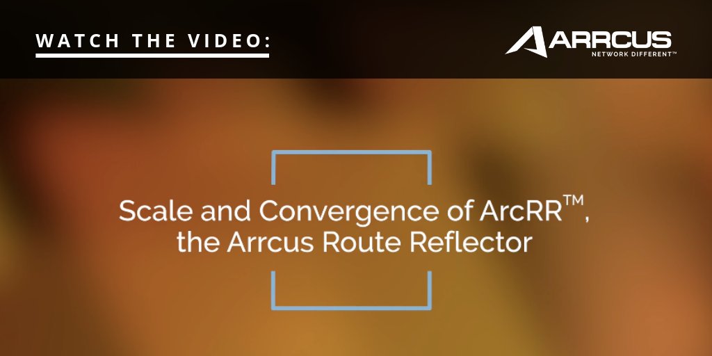 arrcusinc's tweet photo. Achieve higher scale & faster convergence with #ArcRR. Witness first-hand how Arrcus eliminates the need for a #BGP full-mesh configuration using its scalable route reflector solution: https://t.co/KTldO6Tszd
#NetworkDifferent #JustRouteIt #OpenIntegration https://t.co/wLnu4HbWc9