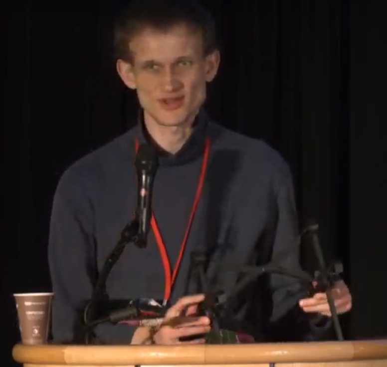 mattdlockyer's tweet photo. @VitalikButerin using @nexstand @stanford blockchain conference... wise choice my friend 🔥🚀👏 https://t.co/DaC4Ph5XLS