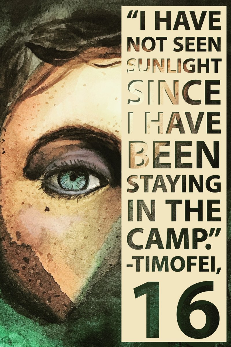 Day 30: “I have not seen sunlight since I have been staying in the camp.”-Timofei, 16 fleeing religious persecution in Russiasite:  https://nomorekidsincages.wordpress.com/2019/10/04/day-30-august-17-2019/IG:  https://www.instagram.com/p/B1SO_evHn7S/ Postcards (set 1): http://forms.gle/t1W8vTRKkabN7YHK8FB: https://www.facebook.com/nomorekidsincages/photos/a.109074520473670/109302710450851/?type=3&theater