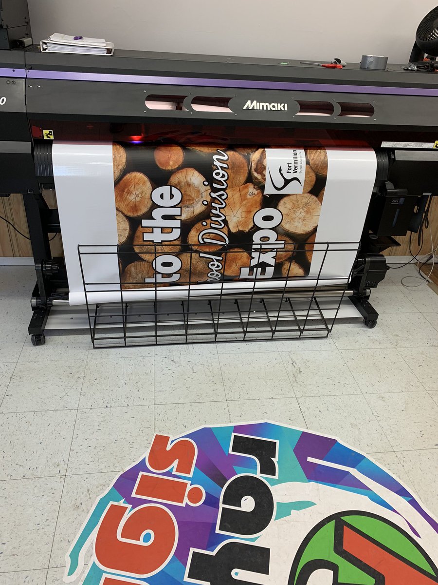 RayeSigns's tweet image. Print directly to the banner #loveourmimaki #highlevelsbestsignshop