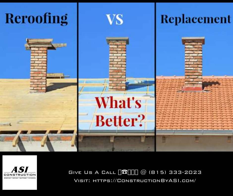 constructionasi's tweet photo. Layering shingles can shorten your roof���s life by up to 40 percent! With extra weight, you’re at risk for the roof sagging between rafters, which can trap moisture and cause rotting or decay. #ASICONSTRUCTION  #WeWorkWithAllinsuranceCompanies
Visit: https://t.co/gWfxK7Kyaj https://t.co/qn5BMUf730
