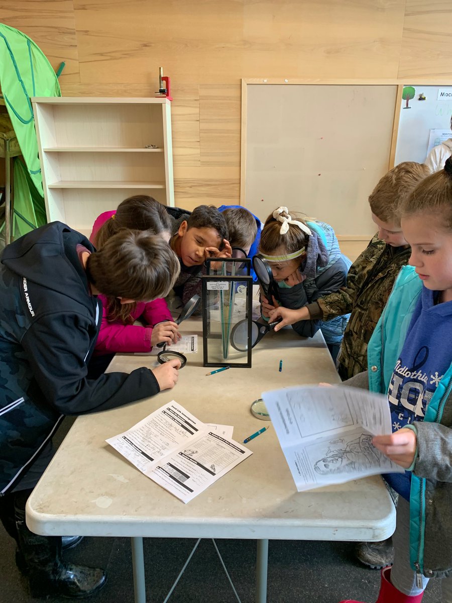 miller_5th's tweet photo. LME 5th graders had fun at Trinity River Audubon Center today.  They hiked, investigated the many animals that live in the Trinity River, and learned about herbivores, carnivores and omnivores.  Thank you, Anna, for being an awesome guide! #cando #willdo @LMiller_Elem @MISDProud https://t.co/EWIHhIL4NG