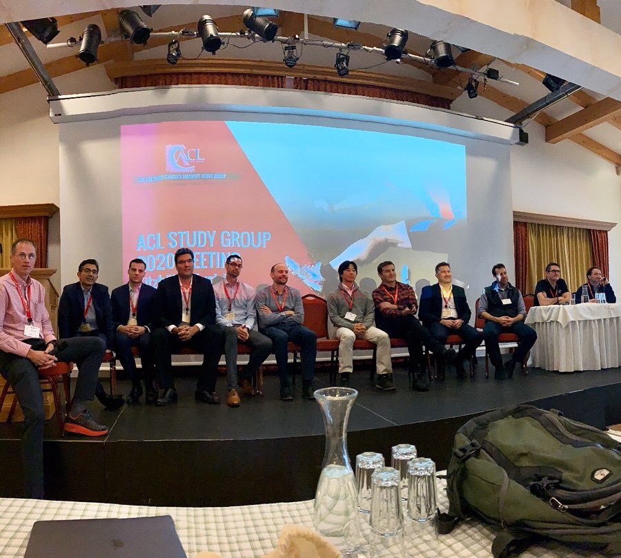 •OSV knee surgeon Brian Devitt presenting at the recent international ACL Study Group meeting in Austria. 
•Expert panel discusses the role of lateral tenodesis in ACL reconstructions. 
#aclstudygroup #acl #aclreconstruction 
#orthosportvictoria #osv