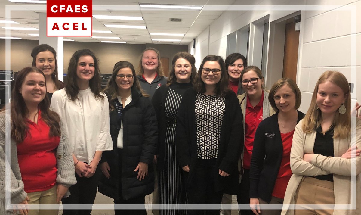 ACELatOSU's tweet photo. We have one very busy student organization.

@OSU_ACT staffed the @OhioFFA ag comm CDE on Saturday, hosted NYP on Tuesday and had their general business meeting on Wednesday. https://t.co/jfZQjzS1e4