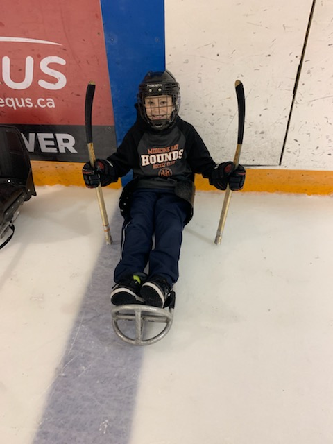 jthursty's tweet image. Q3 Proud of partnering with @MHAdaptiveSport to bring sledge hockey to my 5-12 students #swatcachat