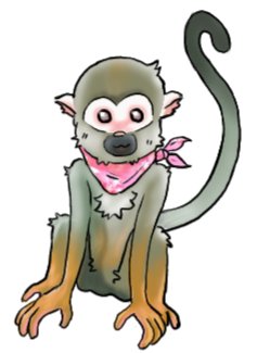 コモンリスザルのtwitterイラスト検索結果