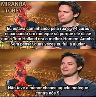 eryvaldo4's tweet photo. Six man,I'm with @TobeyMaguire 😂😂💔
Nothing against @TomHolland1996 😅😅💔 https://t.co/gxZm5fmoDp