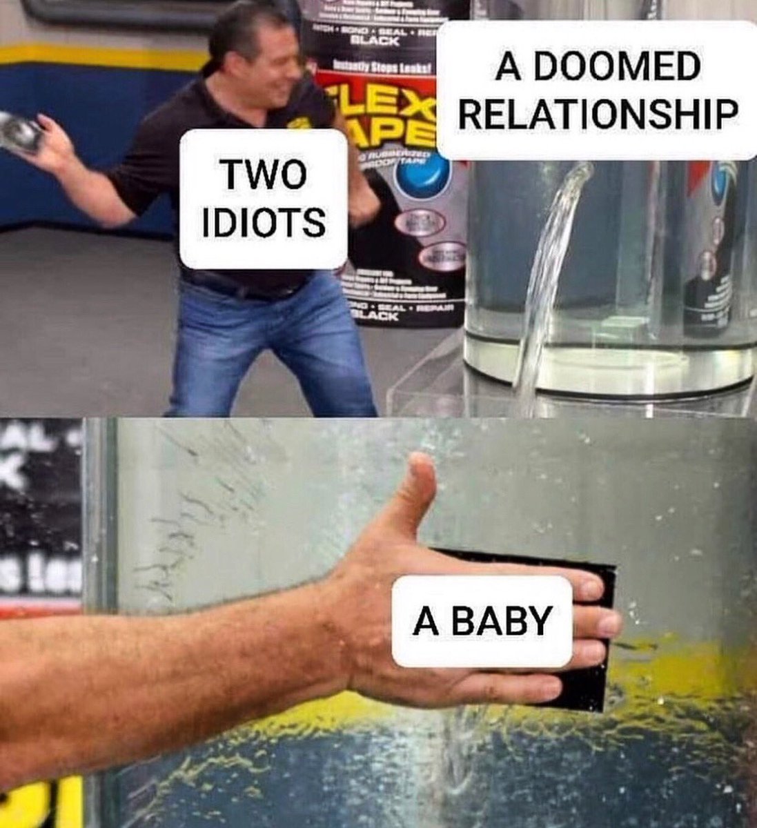 eviljakefromm's tweet photo. No truer meme has been ever made. #meme #relationships #baby https://t.co/Fz1BHzUvSY