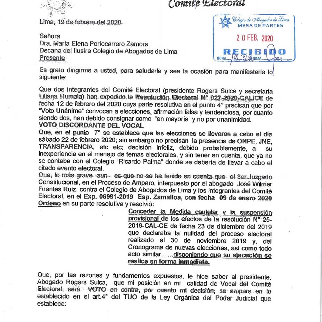 Colegio De Abogados De Lima tweet media