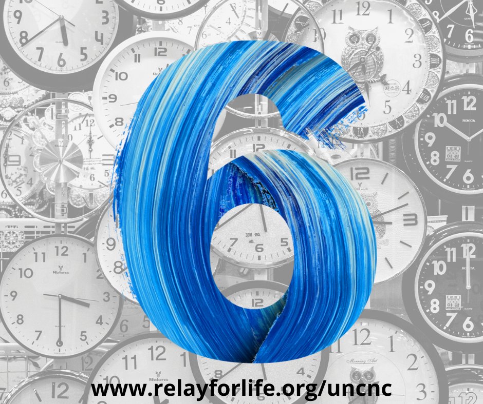 UNCRelayForLife's tweet photo. It’s 6:00, which means you only have 6 hours left to get your team registered for 50% off! Visit our Facebook event to get the discount code and sign up now! @RFLUNC https://t.co/84udEOhCHE #halfoffrelay #uncrelay https://t.co/FmT9W29esl