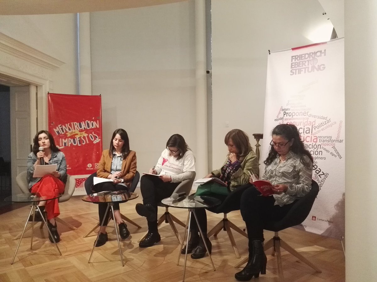 Cedetrabajo's tweet photo. Comenzamos el lanzamiento del libro Menstruación Libre de Impuestos. https://t.co/4UPUGMrQZU